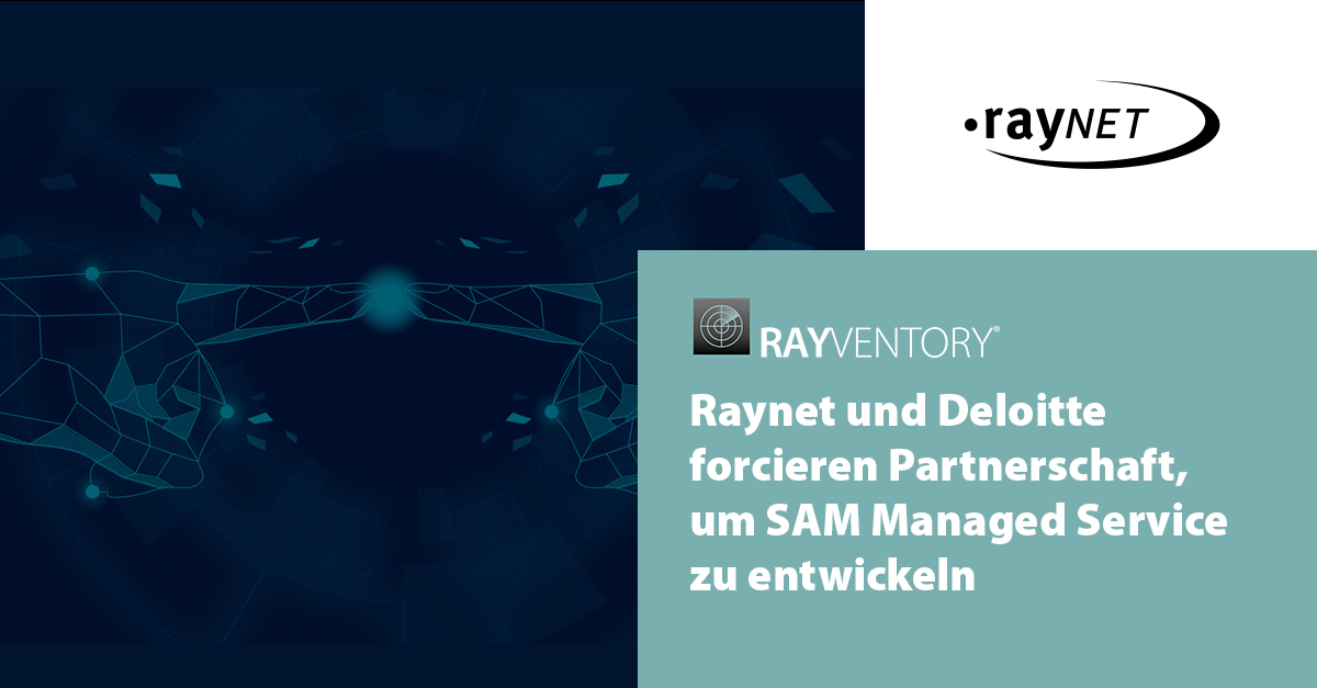 Raynet und Deloitte forcieren Partnerschaft, um SAM Managed Service zu entwickeln