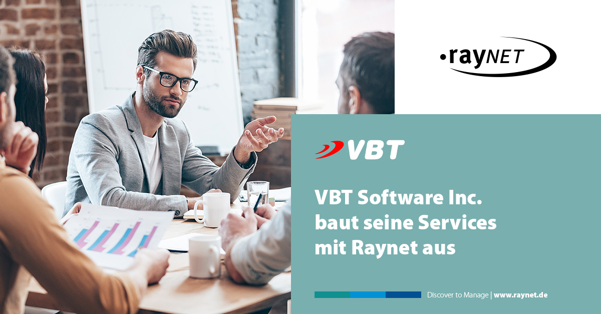 VBT Software Inc. baut seine Services mit Raynet aus