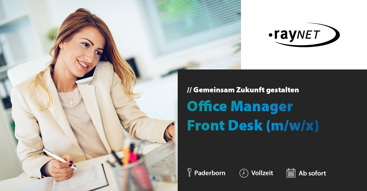 Office Manager Front Desk (m/w/x) Karriere bei