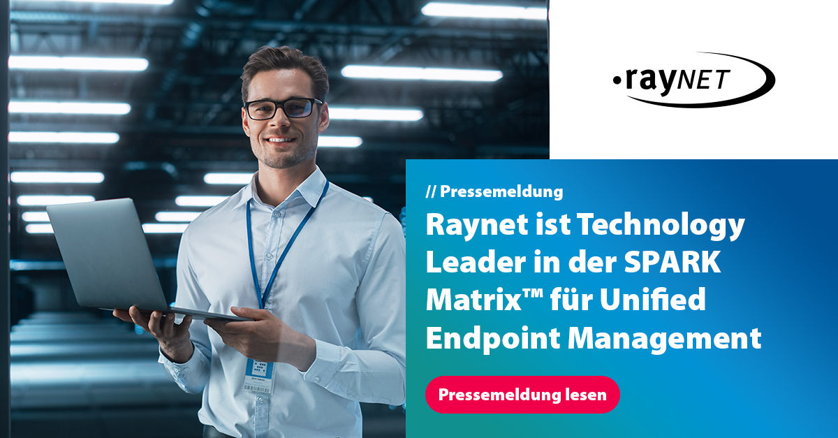 Raynet ist erneut Technology Leader in der SPARK Matrix™ für Unified Endpoint Management 2024