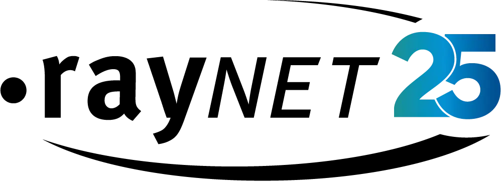Raynet 25 anniversary logo