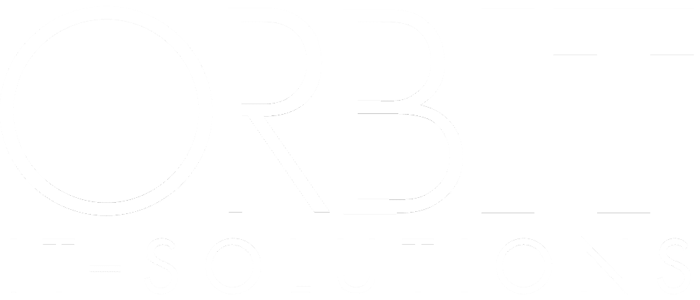 Orbit white logo