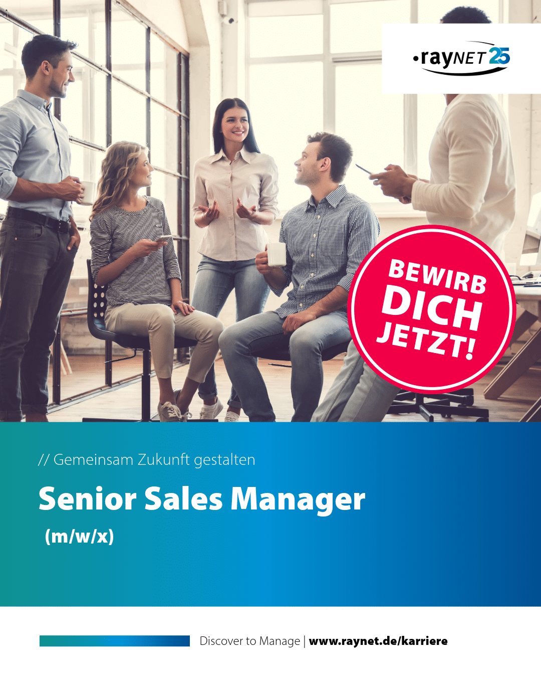Senior Sales Manager job offer at Raynet