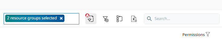 The Devices view now offers the option of filtering by one or more resource groups