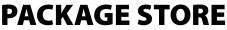 Package Store black logo
